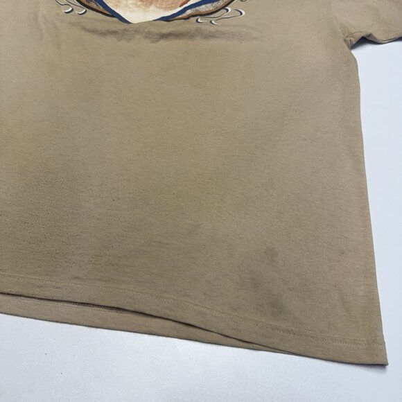 Vintage 90s Jet Ski T Shirt Mens XL 25.5x30 Jet Tribe Brown Single Stitch - Picture 8 of 12